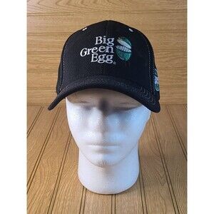 Big Green Egg BGE Adjustable Hat Cap Green 2 Embroidered Logos EGGSPERT